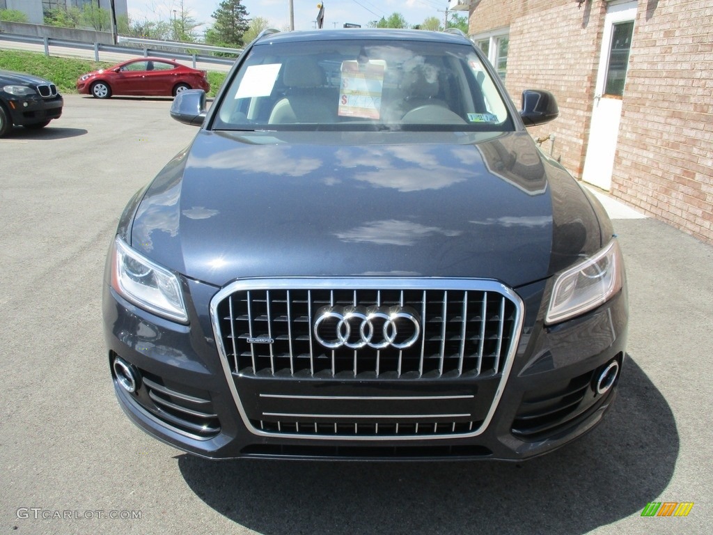 2013 Q5 2.0 TFSI quattro - Moonlight Blue Metallic / Pistachio Beige photo #8