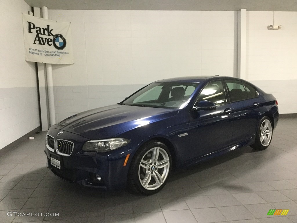 2016 5 Series 535i xDrive Sedan - Mediterranean Blue Metallic / Mocha photo #1