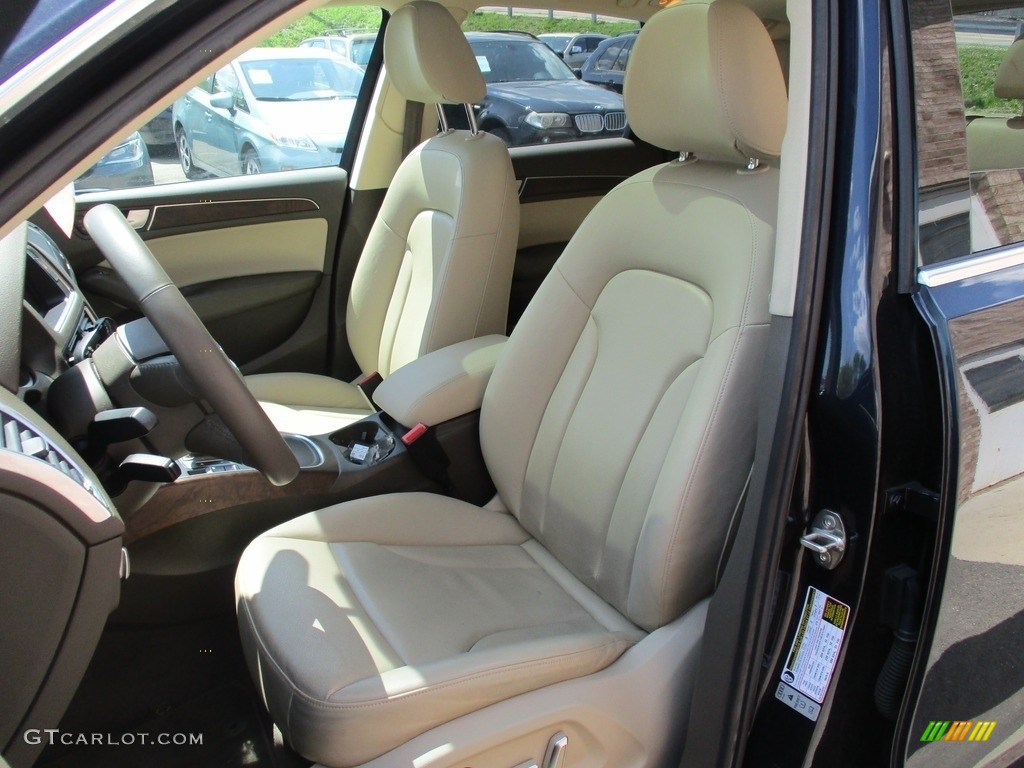 2013 Q5 2.0 TFSI quattro - Moonlight Blue Metallic / Pistachio Beige photo #11