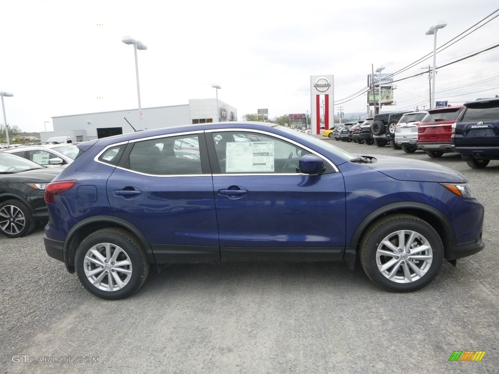 Caspian Blue 2018 Nissan Rogue Sport S AWD Exterior Photo #127059011
