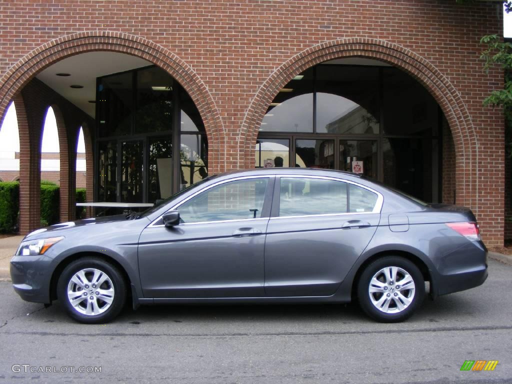 2008 Accord LX-P Sedan - Polished Metal Metallic / Gray photo #18
