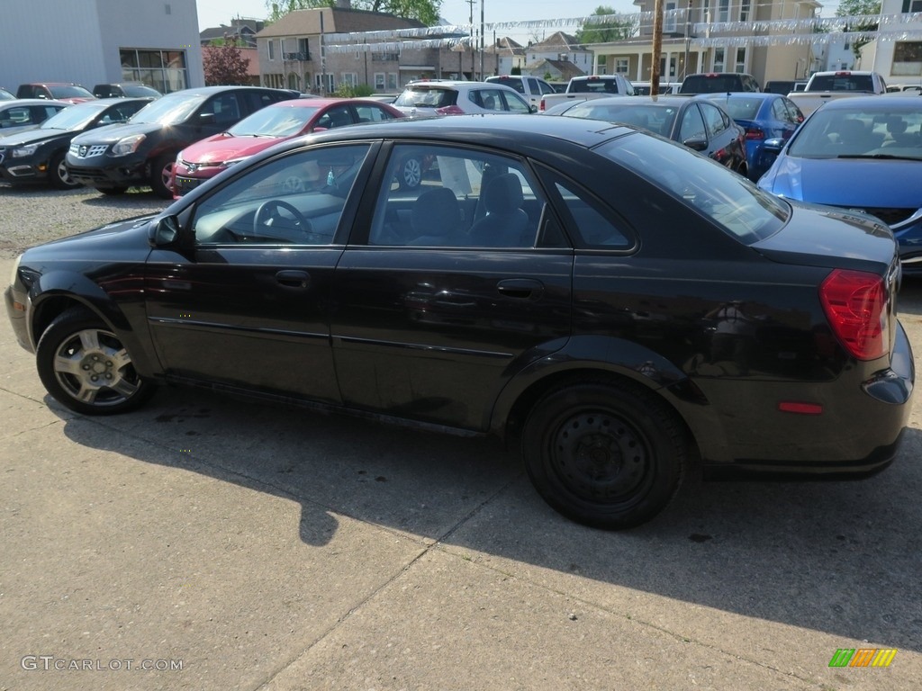 2005 Forenza S Sedan - Fantasy Black Metallic / Gray photo #6