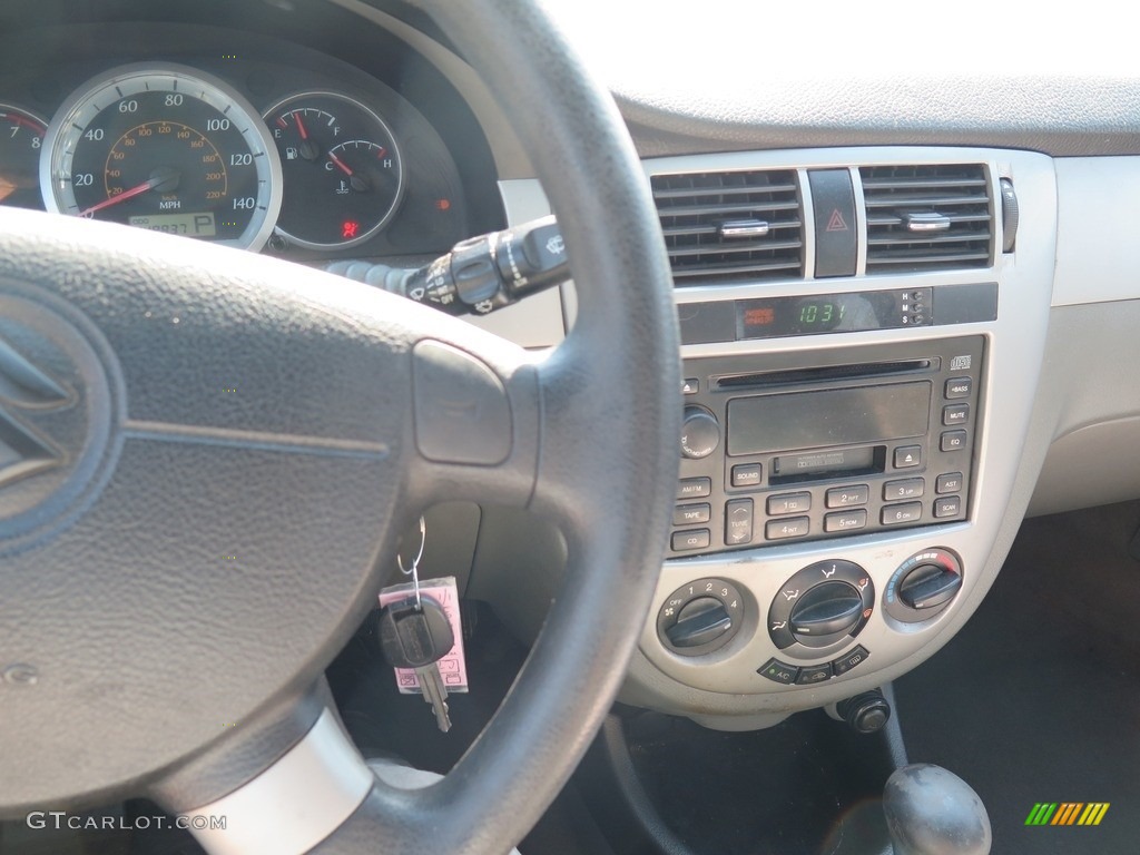 2005 Forenza S Sedan - Fantasy Black Metallic / Gray photo #15