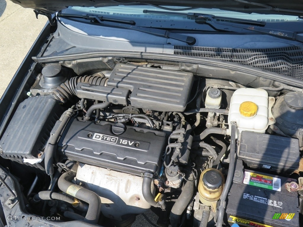 2005 Forenza S Sedan - Fantasy Black Metallic / Gray photo #27