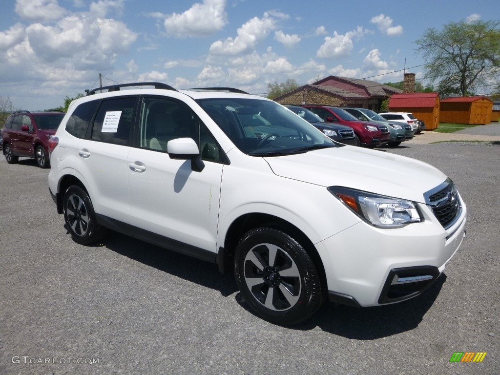 Crystal White Pearl Subaru Forester