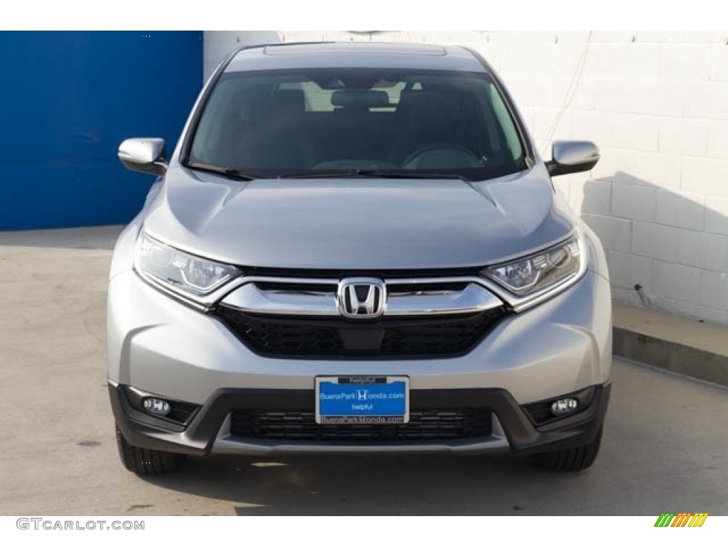 2018 CR-V EX - Lunar Silver Metallic / Gray photo #3