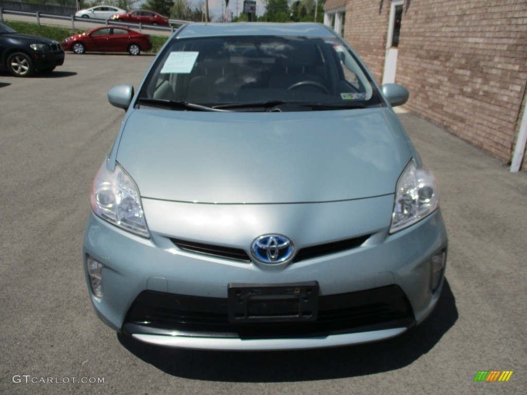 2012 Prius 3rd Gen Two Hybrid - Sea Glass Pearl / Bisque photo #9