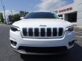 2019 Bright White Jeep Cherokee Latitude  photo #2