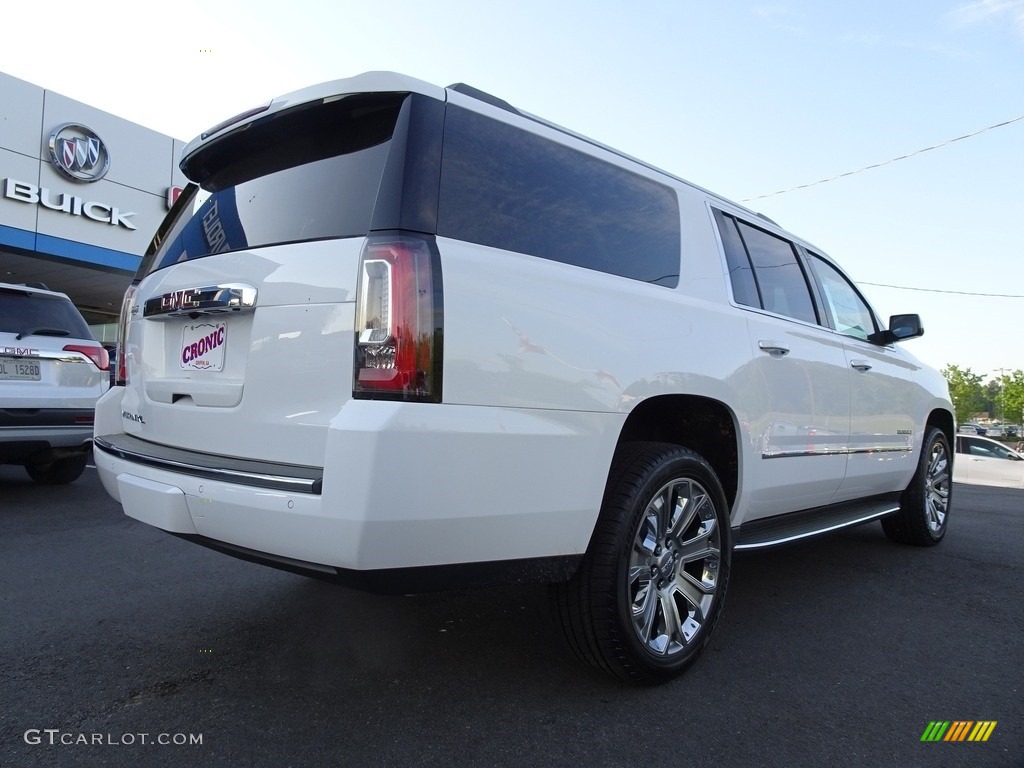 2018 Yukon XL Denali - Summit White / Cocoa/Shale photo #13