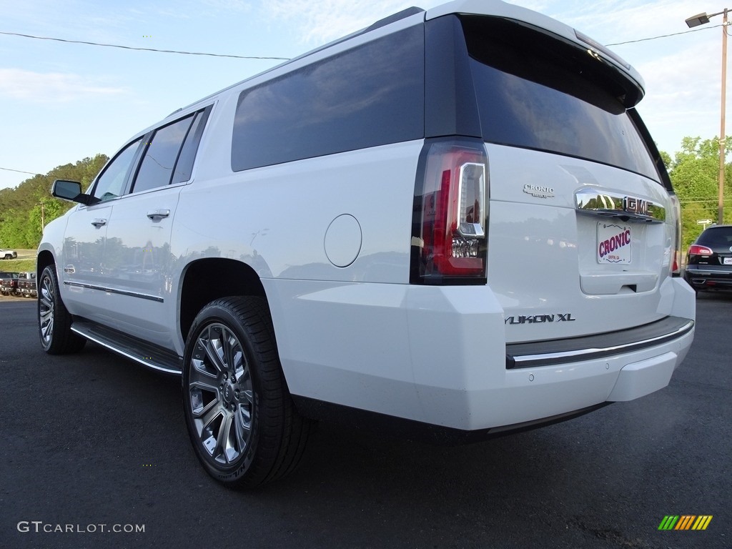 2018 Yukon XL Denali - Summit White / Cocoa/Shale photo #15