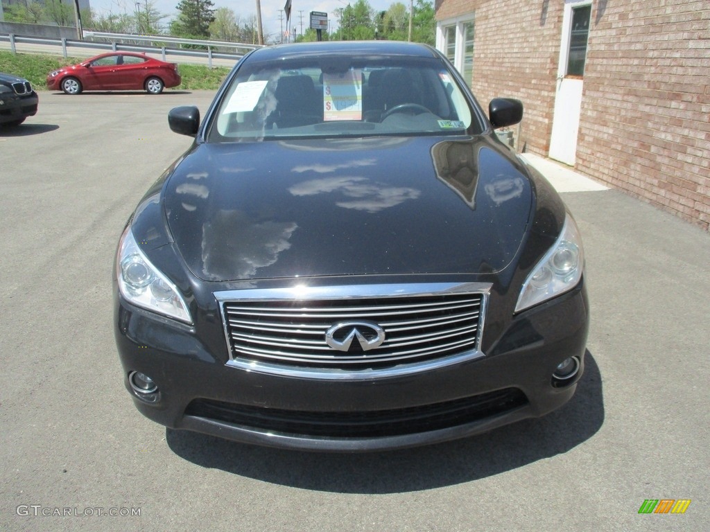 2011 M 37x AWD Sedan - Malbec Black / Graphite photo #8