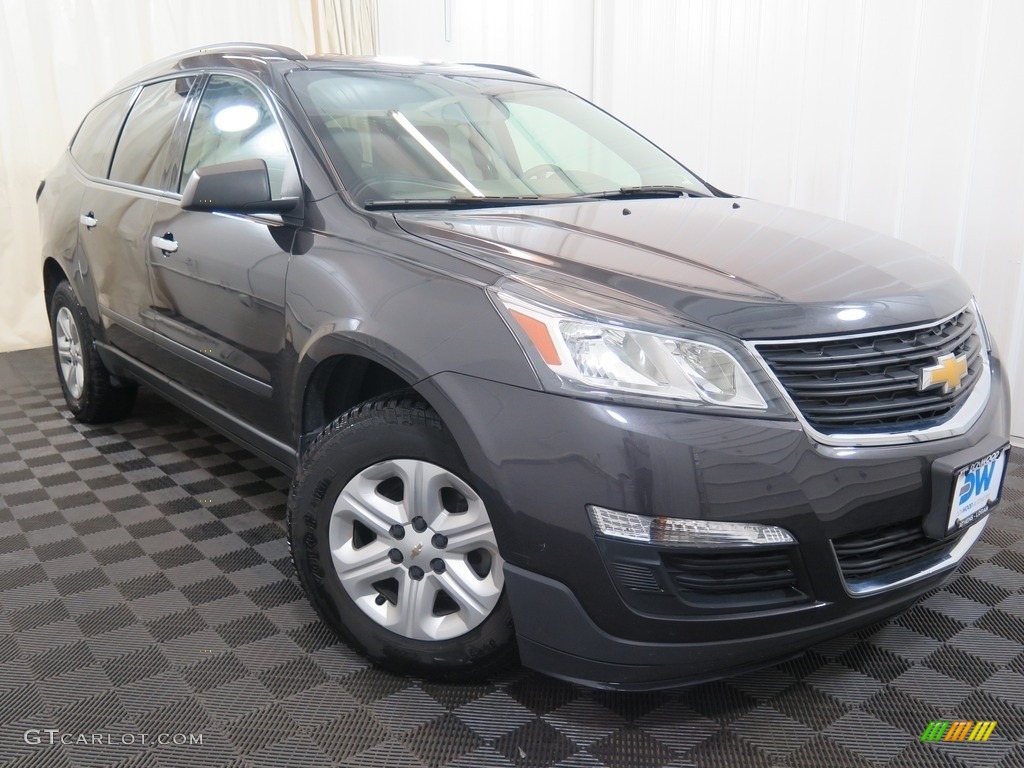 2014 Traverse LS AWD - Cyber Grey Metallic / Dark Titanium/Light Titanium photo #4