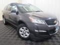 2014 Cyber Grey Metallic Chevrolet Traverse LS AWD  photo #4