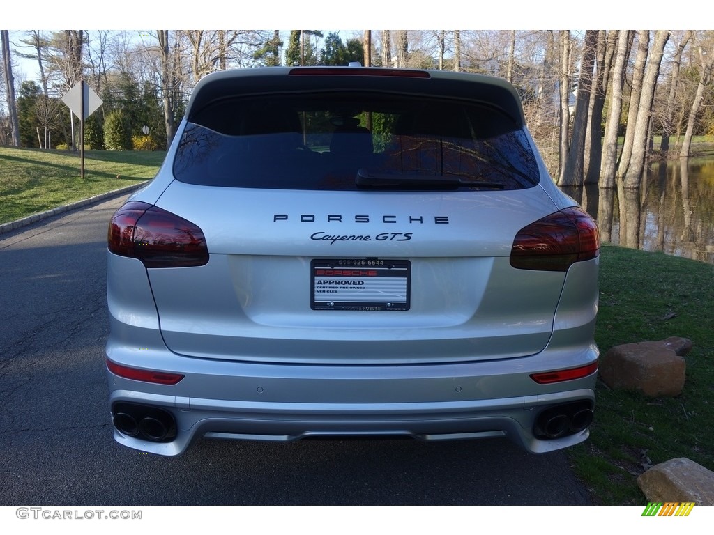 2018 Cayenne GTS - Rhodium Silver Metallic / Black photo #5