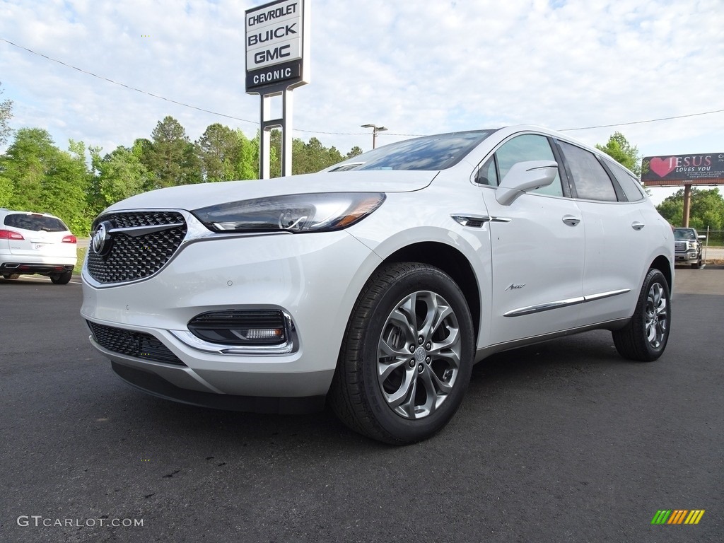 2018 Enclave Avenir - White Frost Tricoat / Chestnut photo #3
