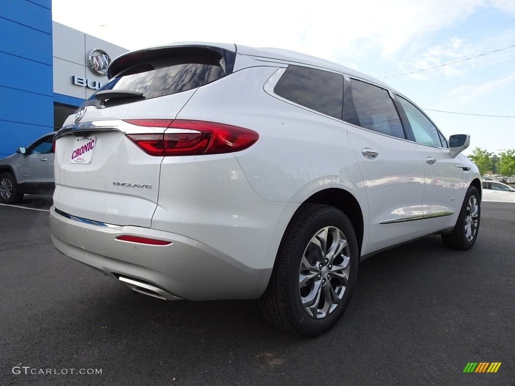 2018 Enclave Avenir - White Frost Tricoat / Chestnut photo #11