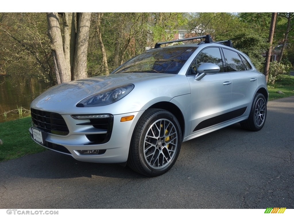 Rhodium Silver Metallic 2015 Porsche Macan Turbo Exterior Photo #127065837