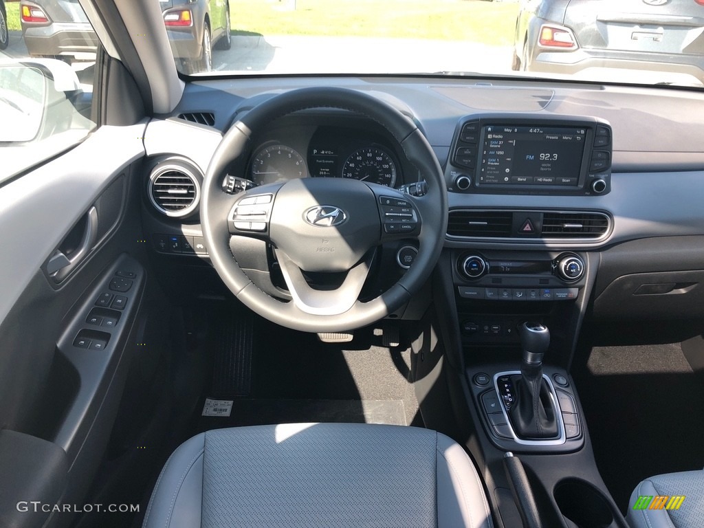 2018 Kona Ultimate AWD - Chalk White / Gray photo #3