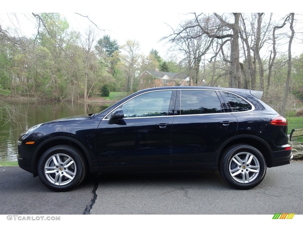 Moonlight Blue Metallic 2018 Porsche Cayenne Standard Cayenne Model Exterior Photo #127068156