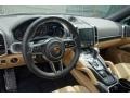 Black/Luxor Beige Steering Wheel Photo for 2018 Porsche Cayenne #127068534