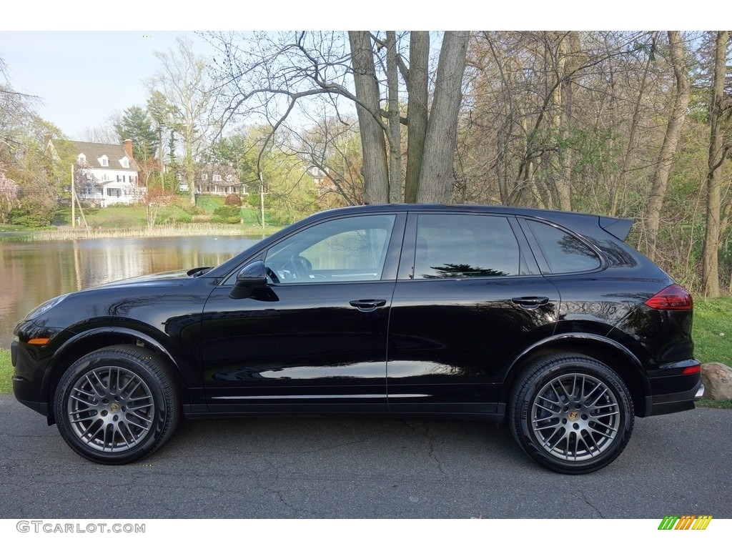 Black 2018 Porsche Cayenne Platinum Edition Exterior Photo #127068636