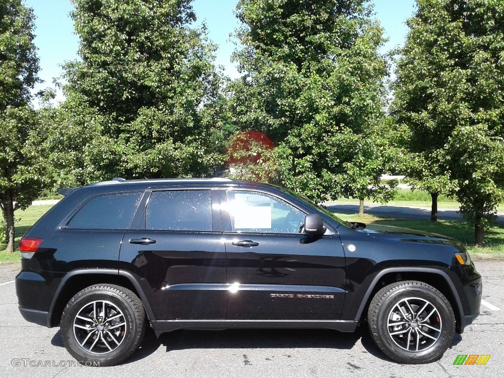Diamond Black Crystal Pearl 2018 Jeep Grand Cherokee Trailhawk 4x4 Exterior Photo #127070523