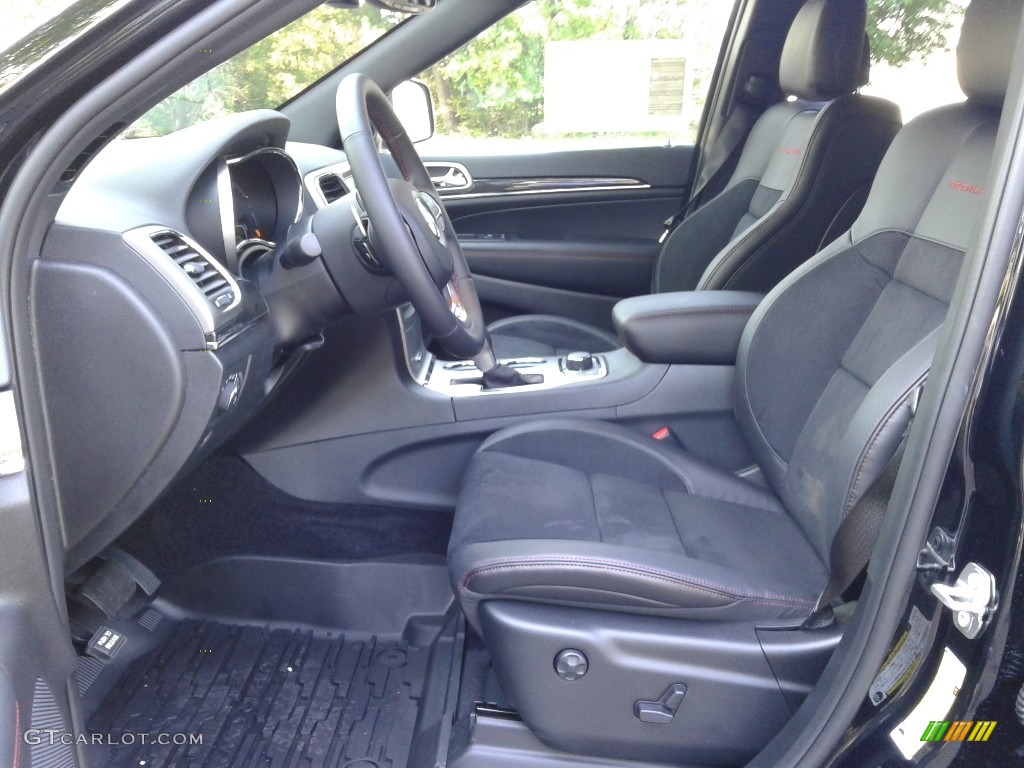 Black Interior 2018 Jeep Grand Cherokee Trailhawk 4x4 Photo #127070691