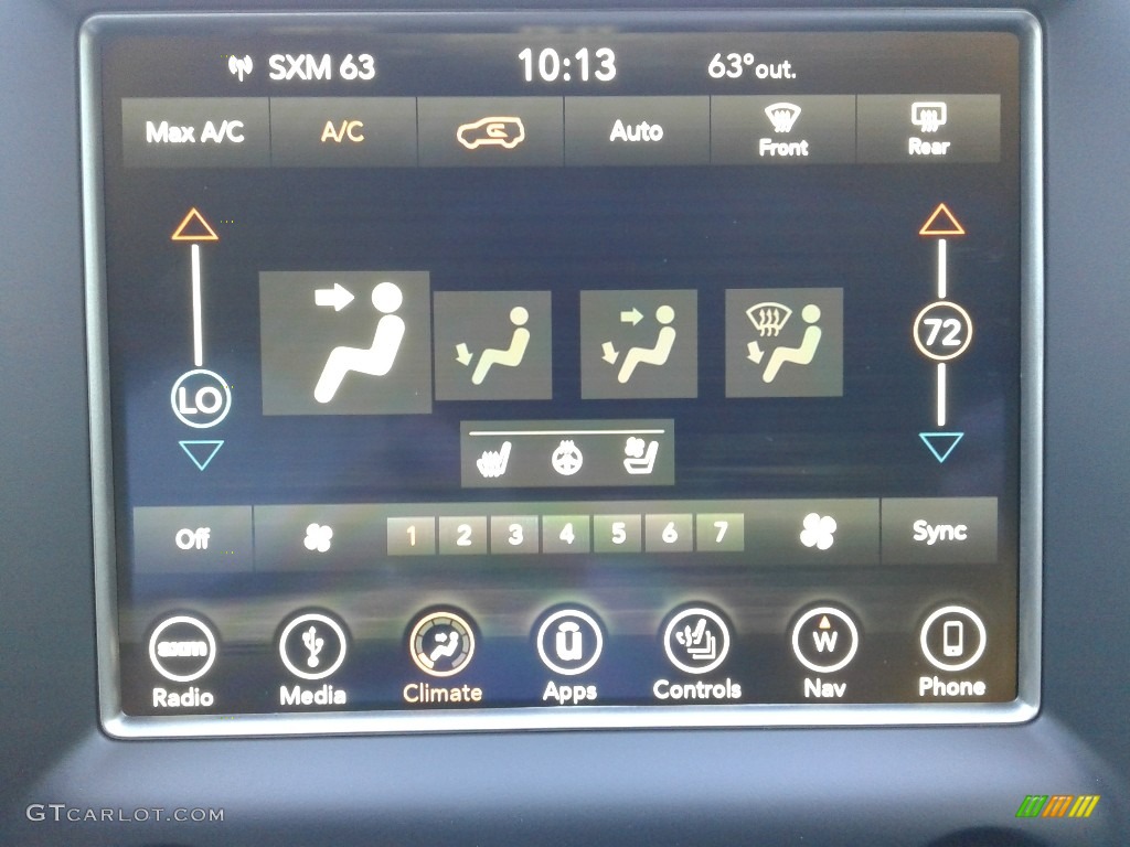 2018 Jeep Grand Cherokee Trailhawk 4x4 Controls Photo #127071225