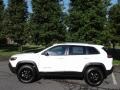 2019 Bright White Jeep Cherokee Trailhawk 4x4  photo #1