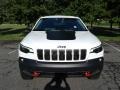 2019 Bright White Jeep Cherokee Trailhawk 4x4  photo #3