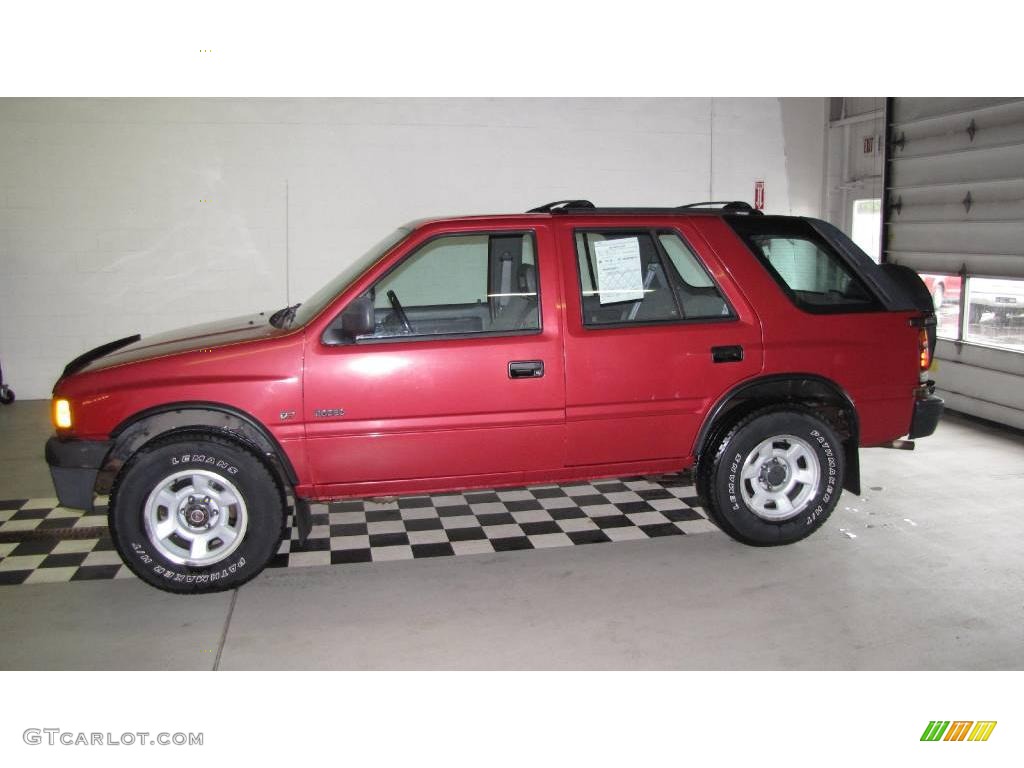 1995 Rodeo LS 4WD - Claret Red Mica / Gray photo #1