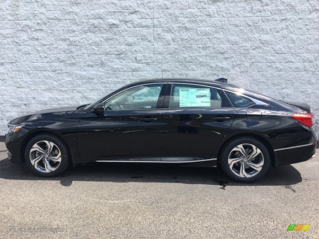 Crystal Black Pearl 2018 Honda Accord EX-L Sedan Exterior Photo #127072128