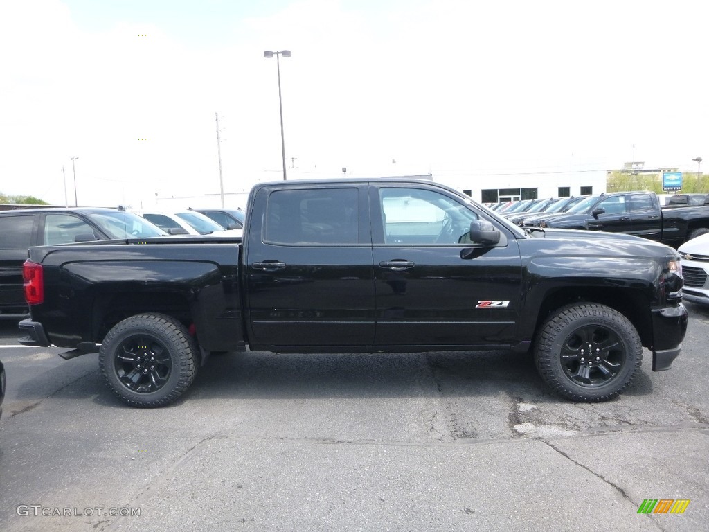 2018 Silverado 1500 LTZ Crew Cab 4x4 - Black / Jet Black photo #6