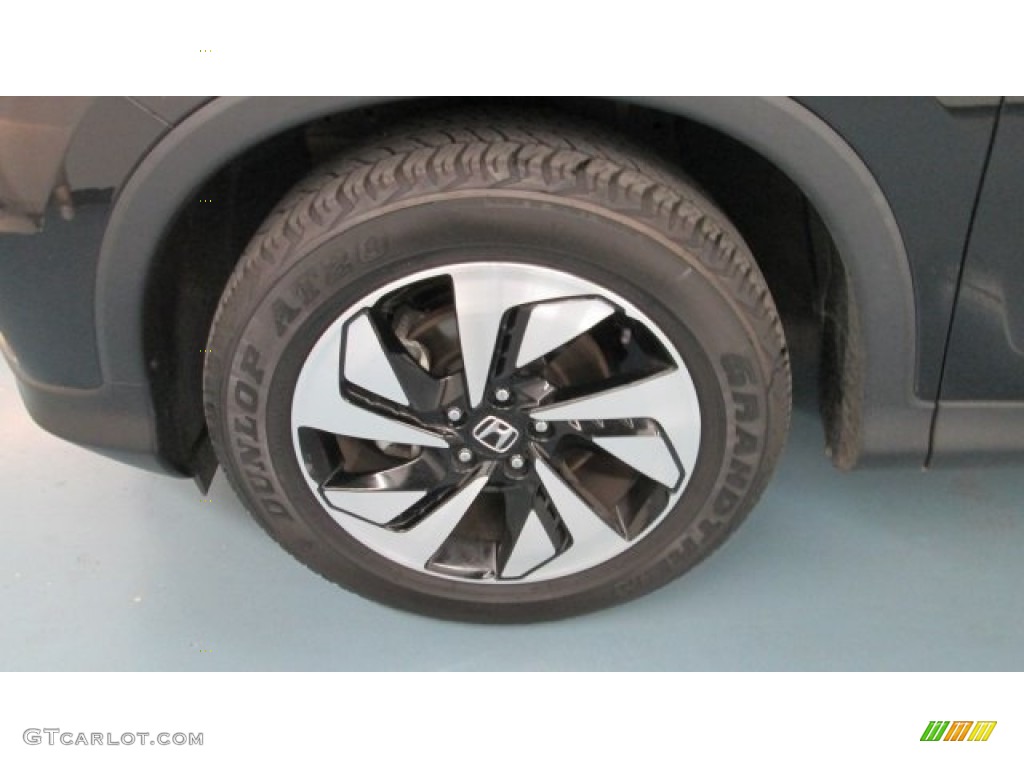 2016 CR-V Touring - Crystal Black Pearl / Black photo #15