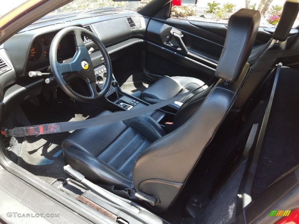 Black Interior 1992 Ferrari 348 TS Photo #127077303