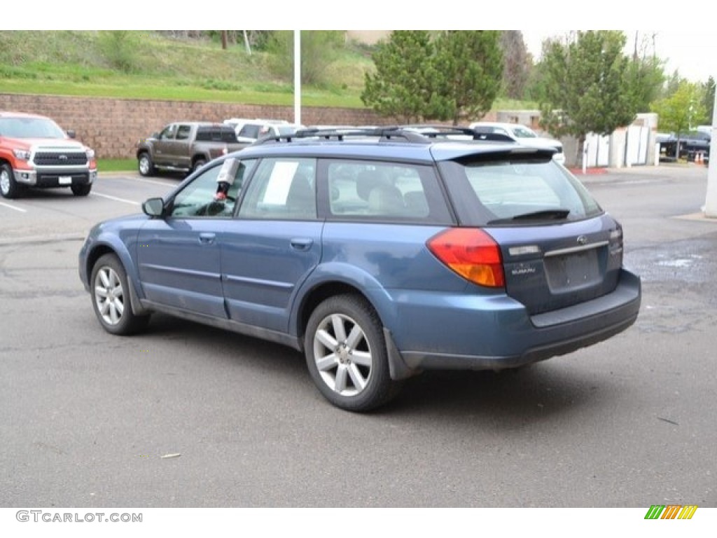 2006 Outback 2.5i Limited Wagon - Atlantic Blue Pearl / Taupe photo #5