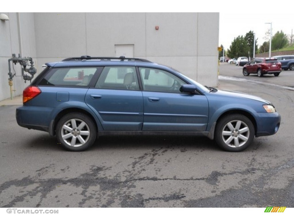 2006 Outback 2.5i Limited Wagon - Atlantic Blue Pearl / Taupe photo #8