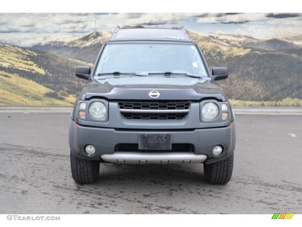 2003 Xterra XE V6 4x4 - Super Black / Gray photo #2