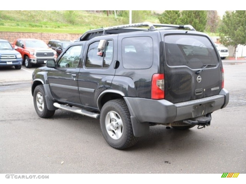 2003 Xterra XE V6 4x4 - Super Black / Gray photo #5