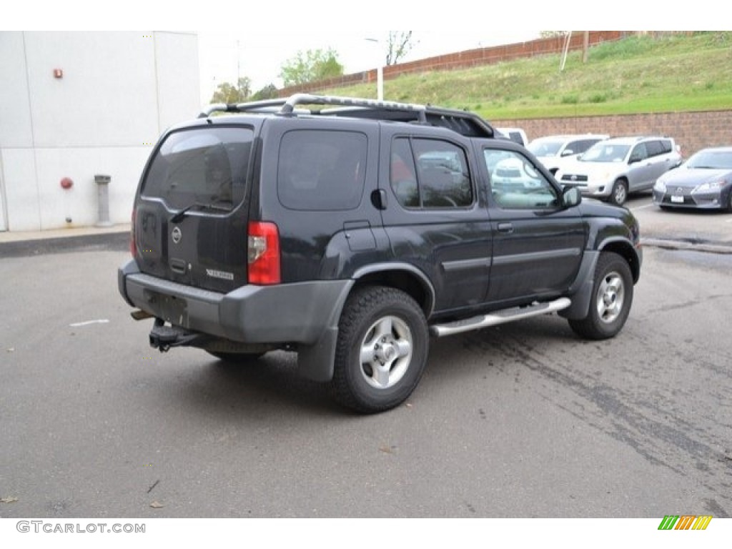 2003 Xterra XE V6 4x4 - Super Black / Gray photo #7