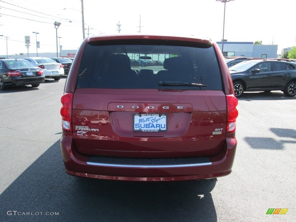 2015 Grand Caravan SXT - Deep Cherry Red Crystal Pearl / Black/Light Graystone photo #7