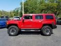 2007 Victory Red Hummer H3 X  photo #2