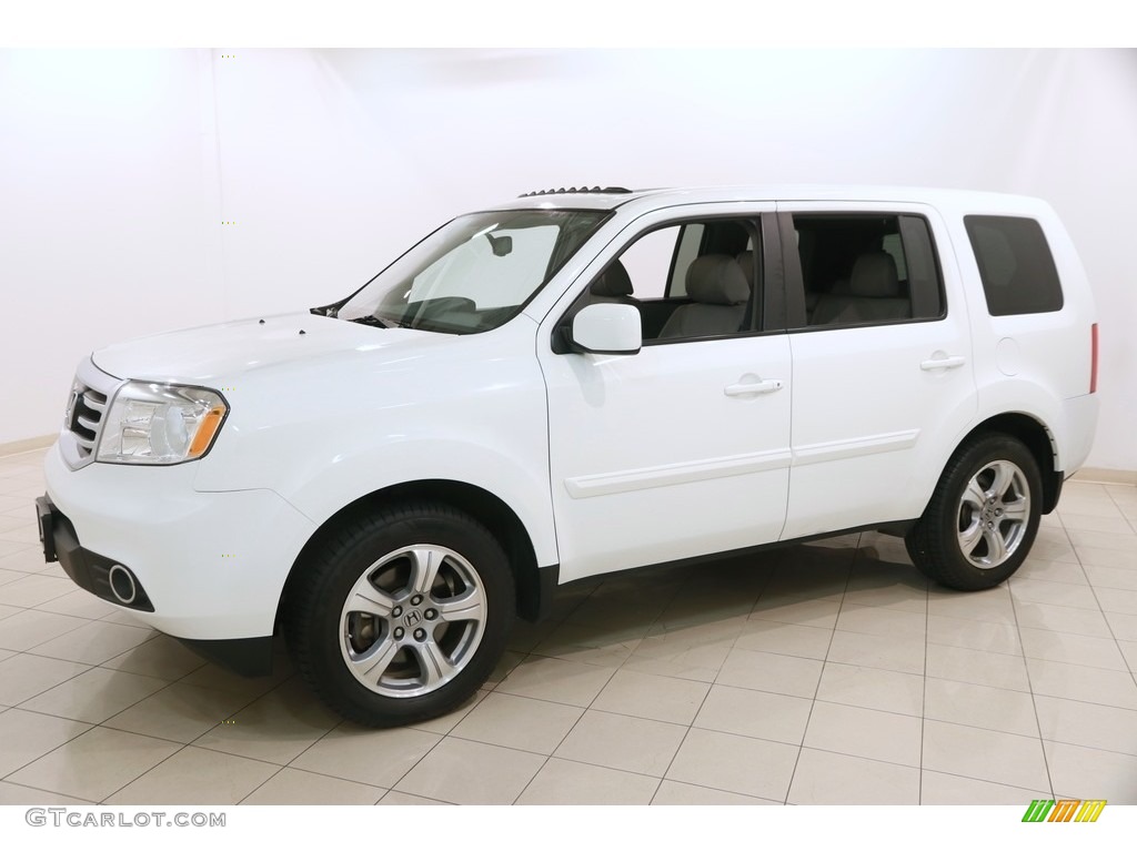 2015 Pilot EX-L 4WD - Taffeta White / Gray photo #3