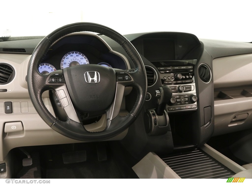 2015 Pilot EX-L 4WD - Taffeta White / Gray photo #6