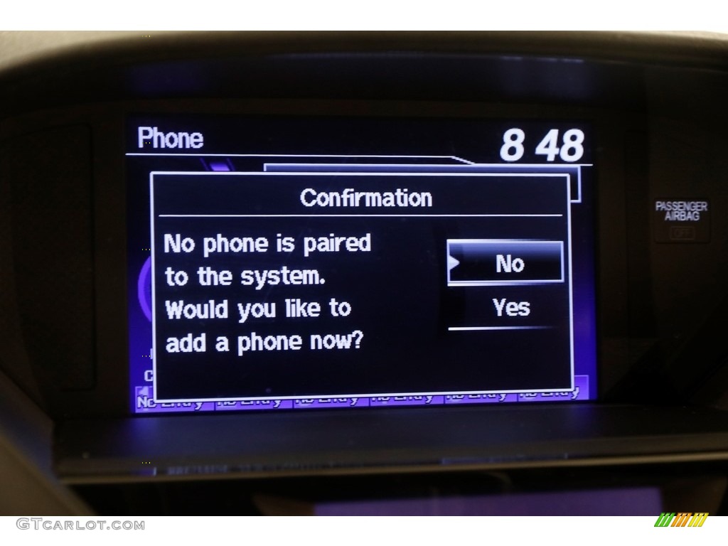 2015 Pilot EX-L 4WD - Taffeta White / Gray photo #12