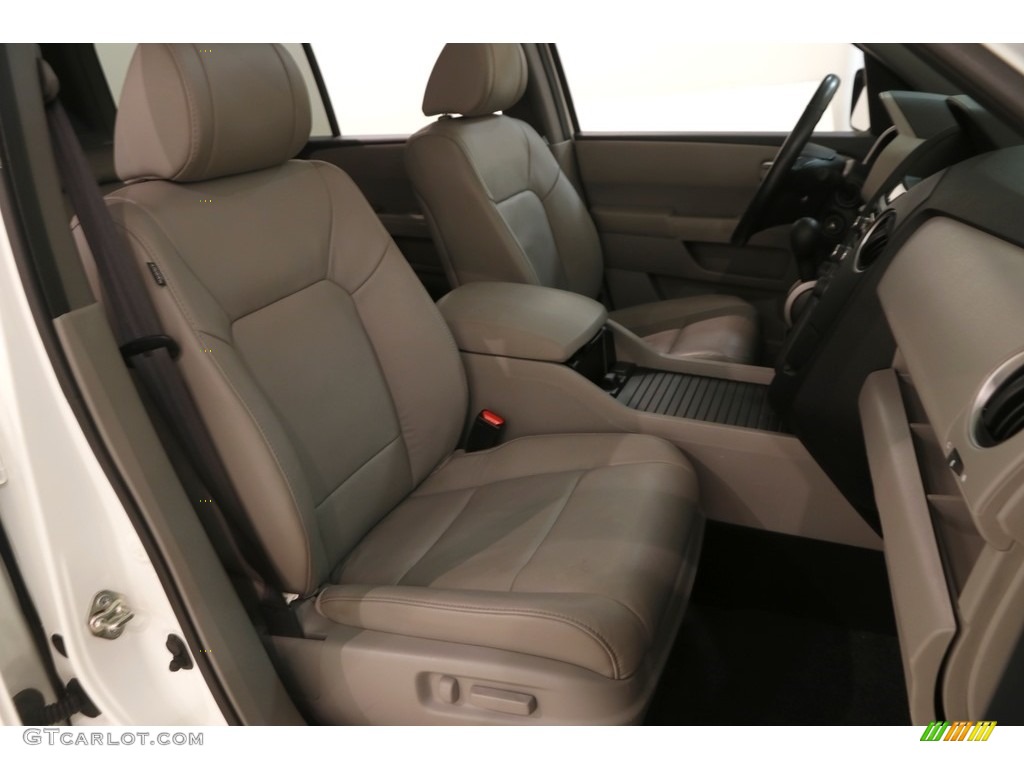 2015 Pilot EX-L 4WD - Taffeta White / Gray photo #15