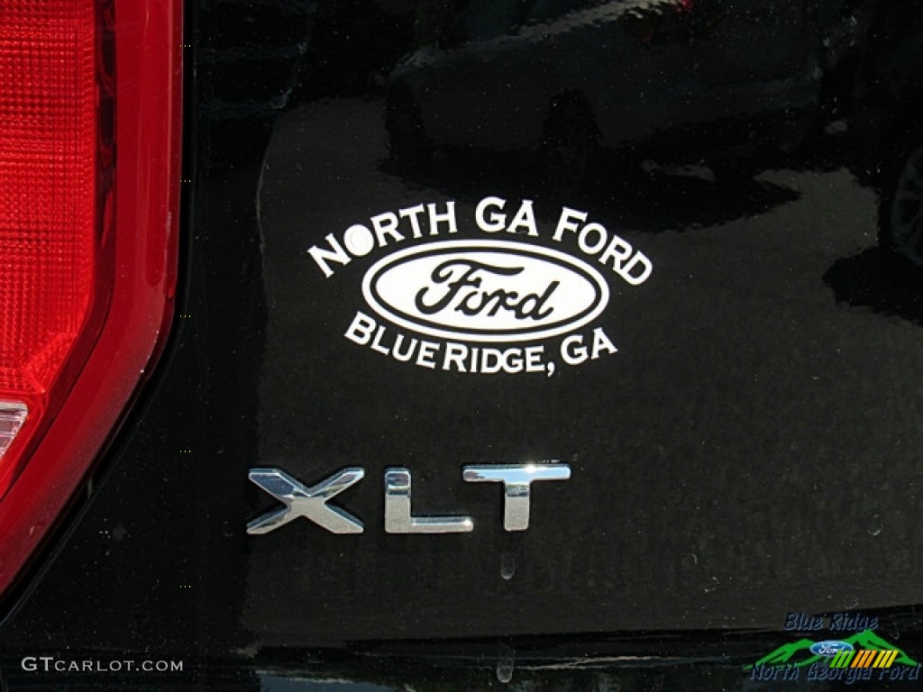 2018 Explorer XLT 4WD - Shadow Black / Medium Stone photo #34