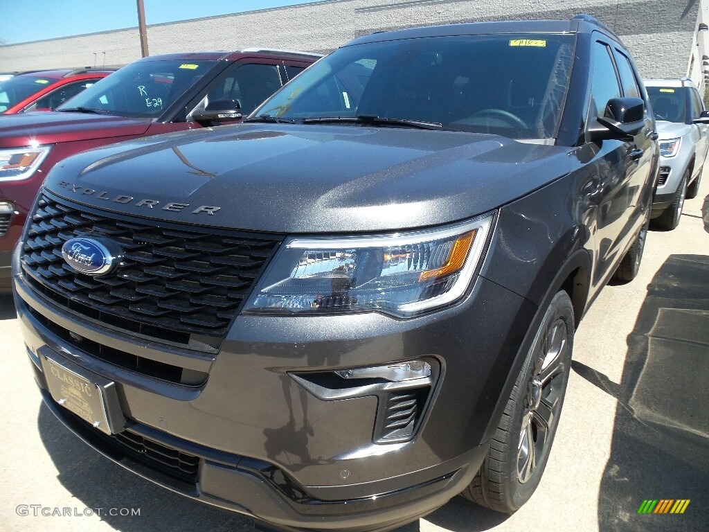 2018 Explorer Sport 4WD - Magnetic Metallic / Ebony Black photo #1
