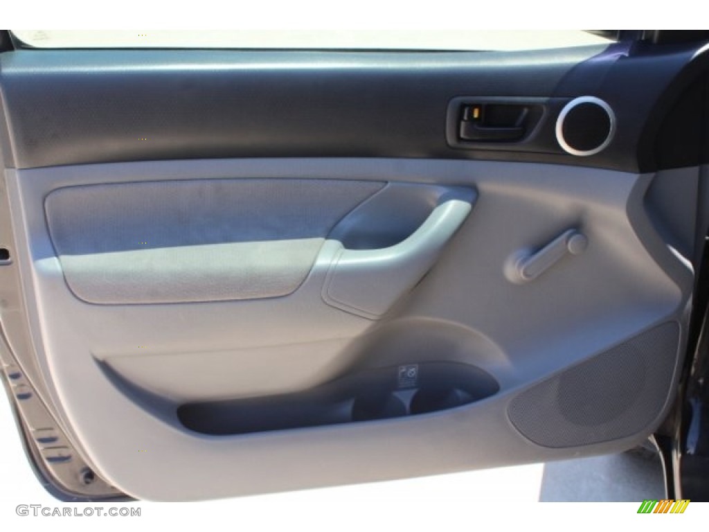 2008 Tacoma Regular Cab - Black Sand Pearl / Graphite Gray photo #12