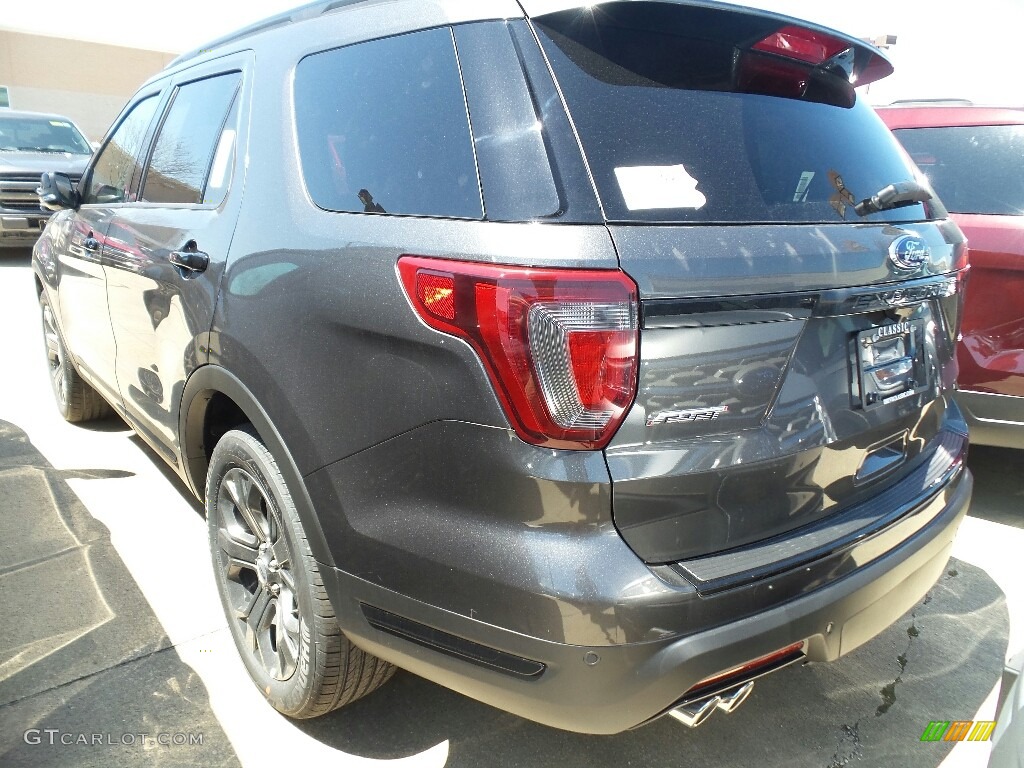 2018 Explorer Sport 4WD - Magnetic Metallic / Ebony Black photo #3